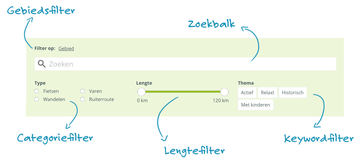 Nieuw: Stel (per pagina) je eigen overzichtsfilters in