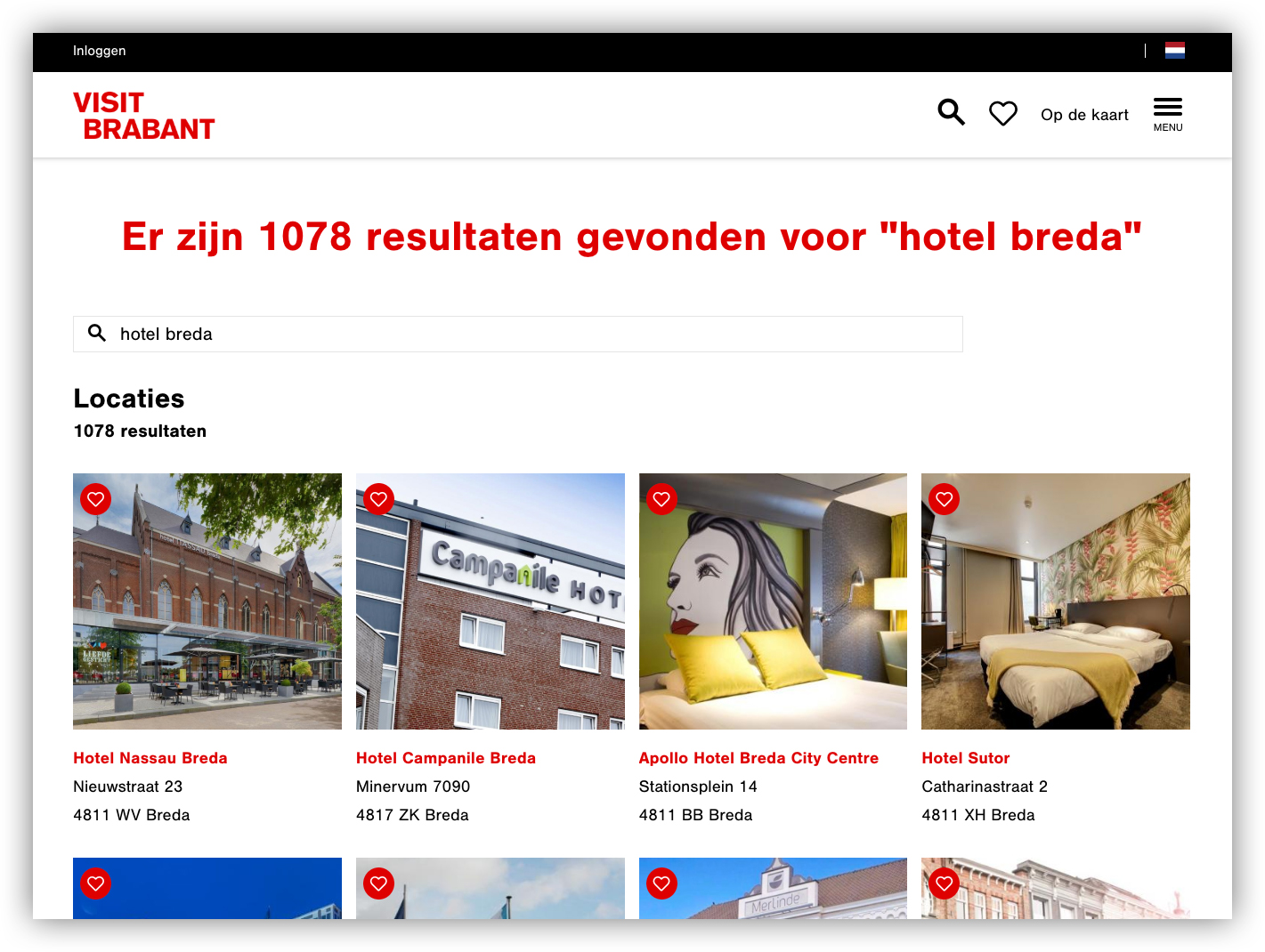 Zoekresultaten op visitbrabant.com